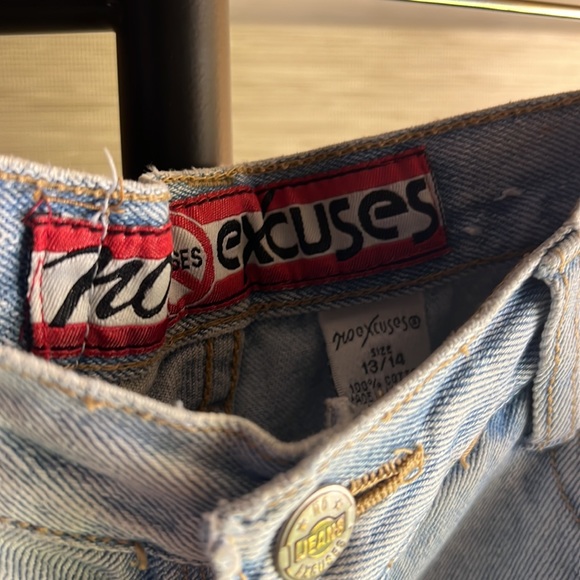 Vintage No Excuses Butterly High Waist Jeans Size 13/14 $60 - Picture 2 of 7